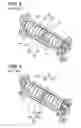 Fig. 03 - Medium conveying apparatus with multiple conveying sections for continuously controlled feeding of a record medium