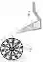 Fig. 03 - Flexible magnetic dart board with the capability of automatic scoring