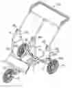 Fig. 01 - Stroller having skeleton with reduced width