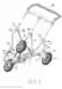 Fig. 04 - Stroller having skeleton with reduced width