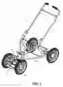 Fig. 02 - Stroller having front wheels that can be turned stably and smoothly