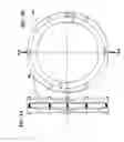 Fig. 22 - Corrugated plastic pipe sections having flanged ends and structurally tight joints thereof