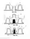 Fig. 23 - Corrugated plastic pipe sections having flanged ends and structurally tight joints thereof