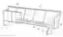 Fig. 01 - Pew or bench with pivoting seat