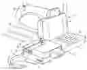 Fig. 01 - Automotive seat with a backrest whose position can be electrically adjusted