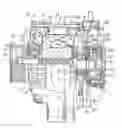 Fig. 01 - Bearing device and AC generator for vehicles using the same