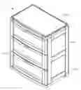 Fig. 01 - Drawer cabinet storage kit