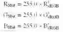Fig. 05 - Efficient perceptual/physical color space conversion