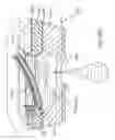 Fig. 231 - Inkjet nozzle chamber with electrostatically attracted plates