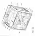 Fig. 14 - Printhead chip having low aspect ratio ink supply channels