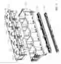 Fig. 10 - Printhead chip having longitudinal ink supply channels
