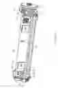 Fig. 43 - Printhead chip having longitudinal ink supply channels