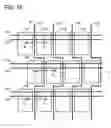 Fig. 14 - Liquid crystal display device having source-drain parasitic capacitances of a delta arrangement