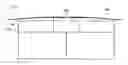 Fig. 01 - Tape head with facing beams each having a head chip positioned in a recess thereof