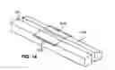 Fig. 08 - Tape head with facing beams each having a head chip positioned in a recess thereof