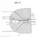 Fig. 27 - Bulk-shaped lens, light-emitting unit, and lighting equipment