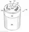 Fig. 01 - Device providing coordinated emission of light and volatile active