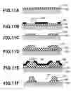 Fig. 11 - Method of forming thin film patterning substrate including formation of banks