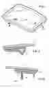 Fig. 02 - Glazing with a rigid element optionally incorporated into an overmolded plastic