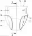 Fig. 01 - Disposable underpants having absorbing pad