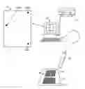 Fig. 01 - Physical object with memory tags and apparatus for writing and using such objects