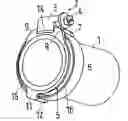 Fig. 01 - Connection of a hose clamp and a hose