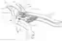Fig. 01 - Gear-driven shears provided with a curved plate on a movable jaw