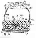 Fig. 01 - Sole structure with pivoting cleat assembly