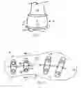 Fig. 02 - Sole structure with pivoting cleat assembly