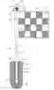 Fig. 01 - Decorative display flag for rotatable attachment to movable poles for residential and commercial uses