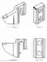 Fig. 07 - Configurations and designs for stump grinding teeth and corresponding holding