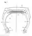 Fig. 02 - Tire for heavy machinery including at least three half-plies on each side of crown reinforcement