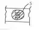 Fig. 01 - Article formed from at least a fibrous material jet comprising at least a null thickness zone and method for making same