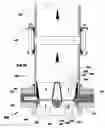 Fig. 40 - Apparatus for enhancing venturi suction in eductor mixers