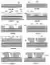 Fig. 10 - Electrochemical fabrication methods incorporating dielectric materials and/or using dielectric substrates