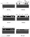 Fig. 14 - Electrochemical fabrication methods incorporating dielectric materials and/or using dielectric substrates