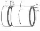 Fig. 01 - Plastic pressure vessel for a fluid and method of manufacturing such a vessel