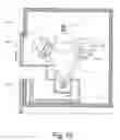 Fig. 12 - Radial scan arm and collimator for serial processing of semiconductor wafers with ribbon beams
