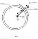 Fig. 03 - Ophthalmic operative keratometer with movable fixation/centration device
