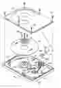 Fig. 01 - Housing for hard disk drive having structure to reduce flutter of disk
