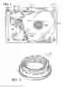 Fig. 02 - Clamp retention apparatus for rotational disk drive components