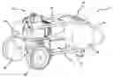 Fig. 01 - Wheeled portable air compressor