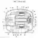 Fig. 02 - Linear compressor with external vibration-absorbing structure
