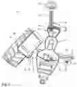 Fig. 02 - Toy vehicle, in particular tractor, with at least two steerable wheels