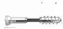 Fig. 01 - Implantable screw for stabilization of a joint or a bone fracture