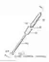 Fig. 03 - Concrete anchor installation tool for use to install overhead a concrete drive anchor with or without pretied wires, from the floor, for suspension of tubing, suspended ceilings or other items
