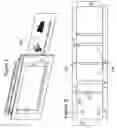 Fig. 04 - Wall mounted aquarium system