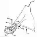 Fig. 01 - Ring and pole connector assembly for a tent corner