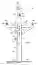 Fig. 02 - Ground wire insulator post for utility poles