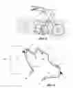 Fig. 02 - Motorcycle engine guard with retractable footrests